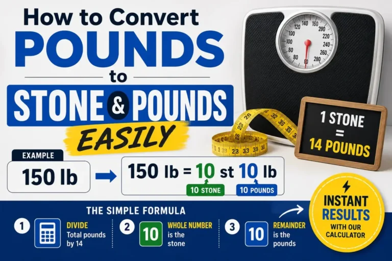 How to Convert Pounds to Stone