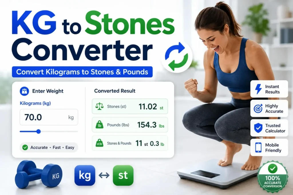 Kg to Stones Converter