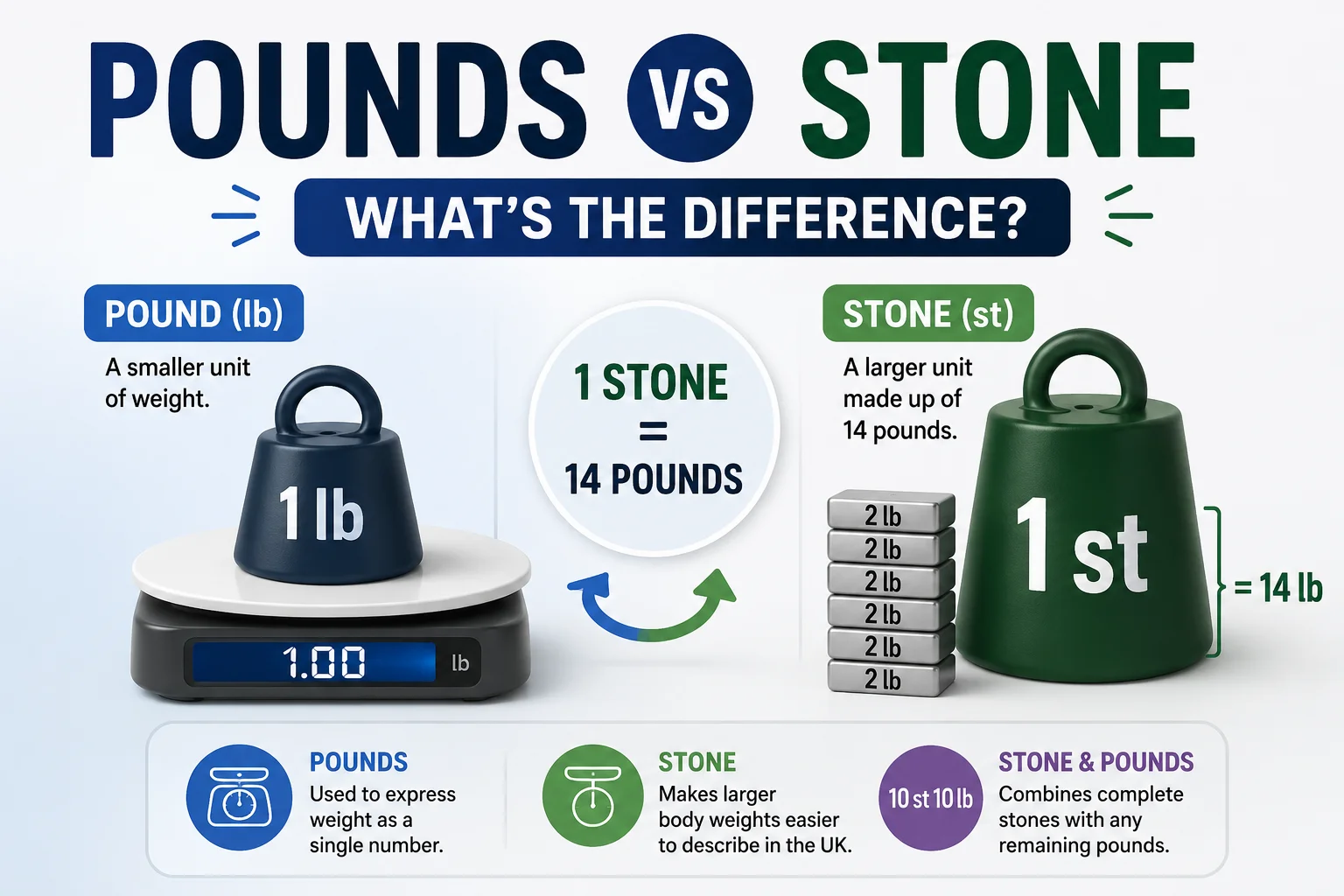 Pounds vs Stone