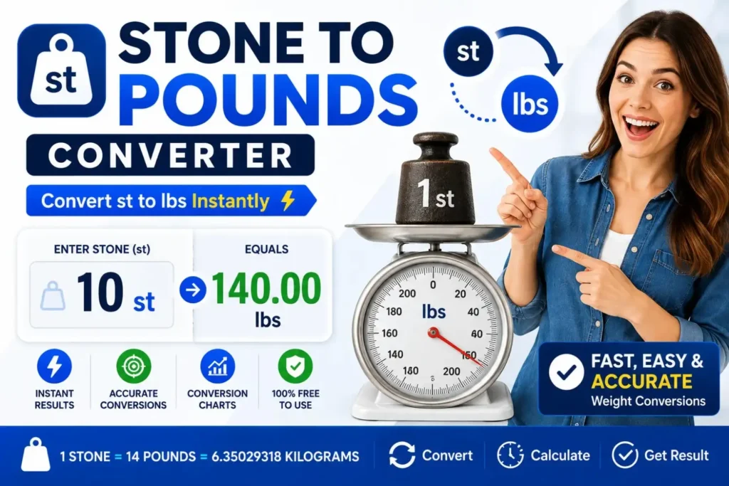 Stone to Pounds Converter